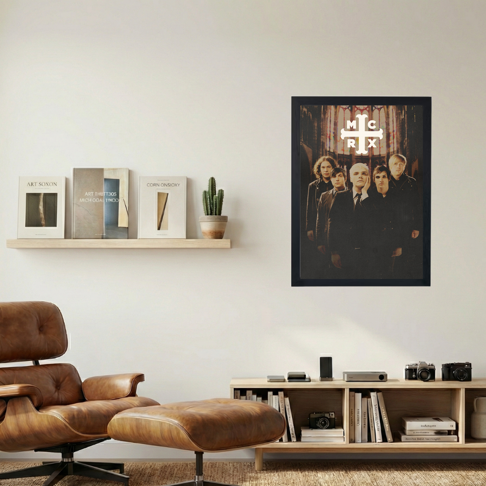 My Chemical Romance 'Living With Ghosts' Poster - Mockup 1
