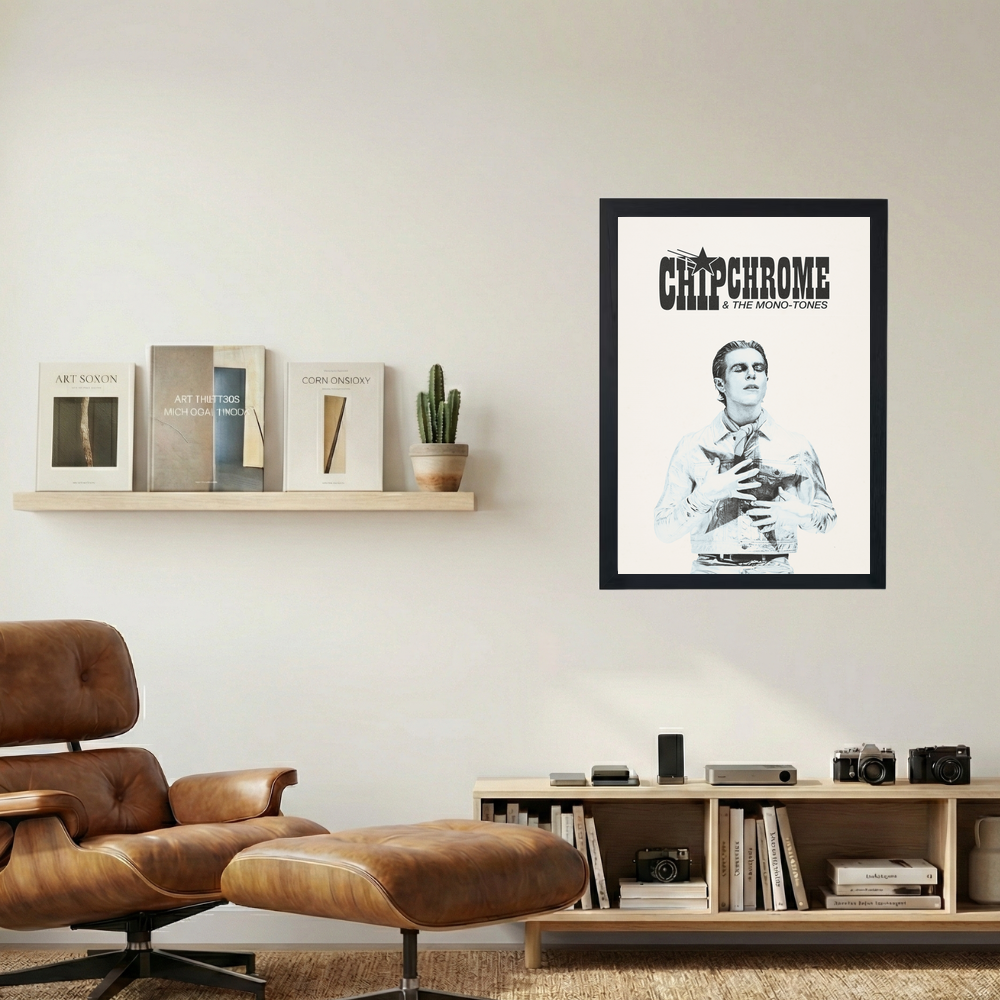 The Neighbourhood 'Chip Chrome' Poster - Mockup 1