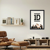 One Direction '1D' Poster - Mockup 1