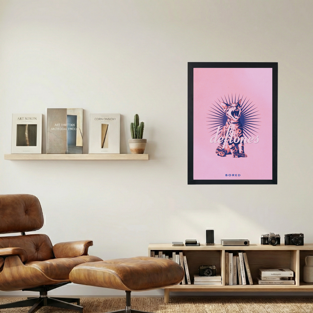 Deftones 'Bored' Poster V3 - Mockup 1