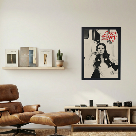 Lana Del Rey 'Summer Bummer' B&W Poster - Mockup 1