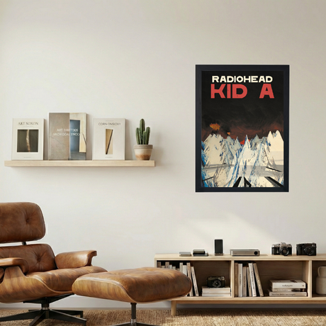Radiohead 'Kid A' Poster - Mockup 1