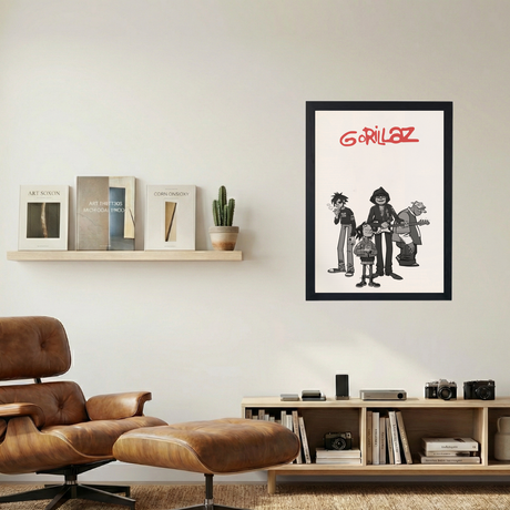Gorillaz Poster V2 - Mockup 1