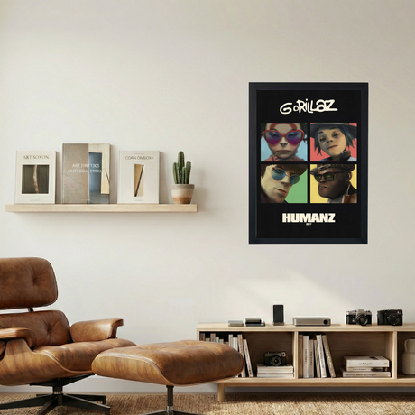 Gorillaz 'Humanz' Poster - Mockup 1