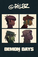 Gorillaz 'Demon Days' Poster
