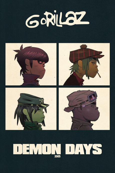 Gorillaz 'Demon Days' Poster