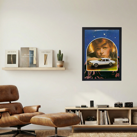 David Bowie Collage Poster - Mockup 1