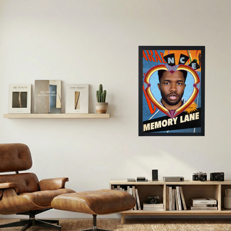 Frank Ocean 'Memory Lane' Collage Poster - Mockup 1