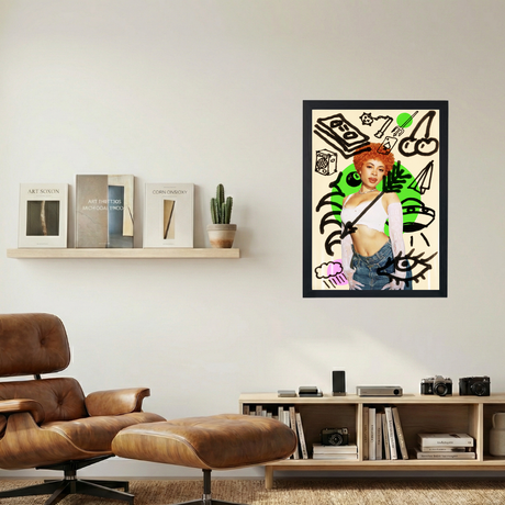 Ice Spice 'Graffiti' Poster - Mockup 1