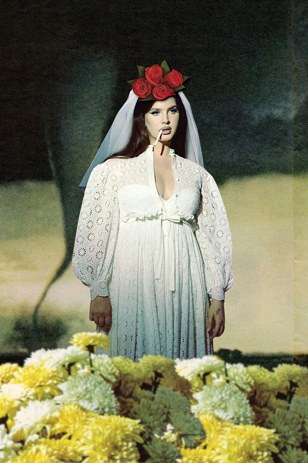 Lana Del Rey 'Bride' Collage Poster