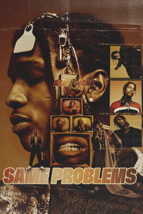 A$AP Rocky 'Same Problems' Collage Poster
