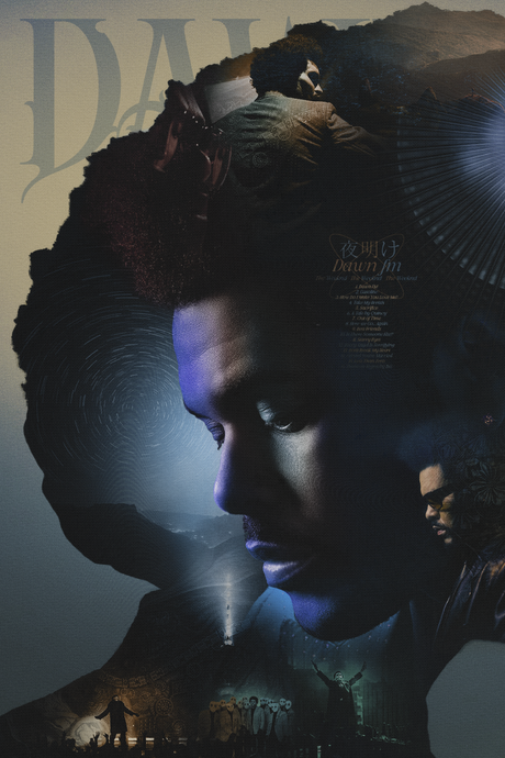 The Weeknd 'Dawn FM' Collage Poster