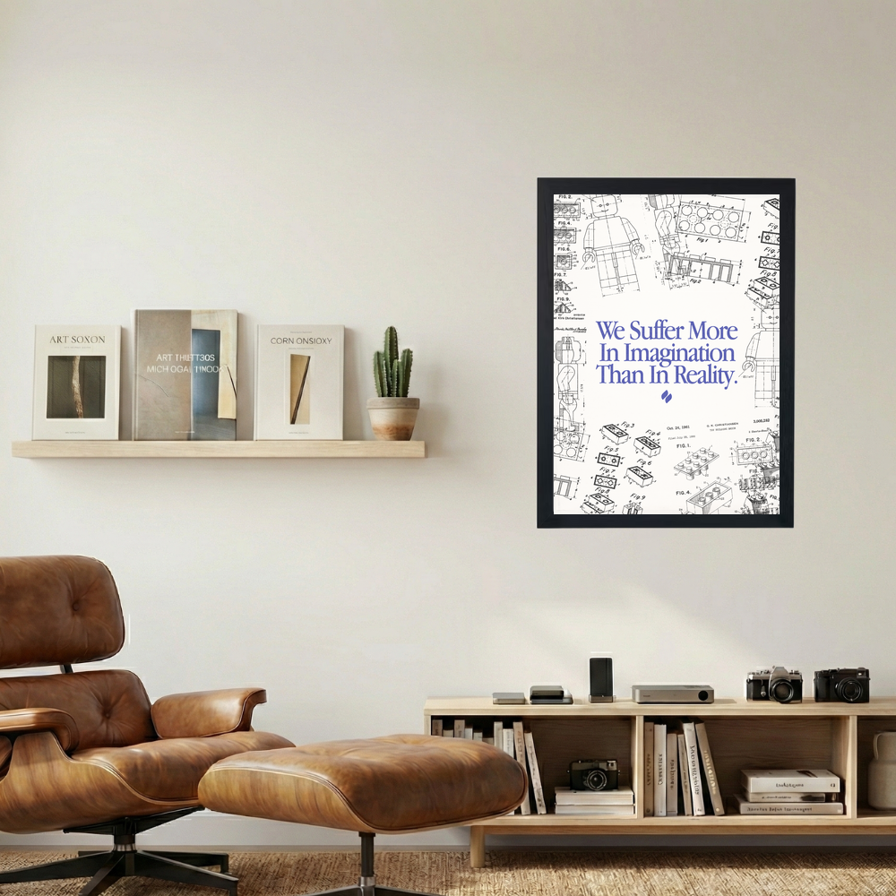 Imaginary Suffering' Poster - Mockup 1
