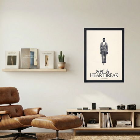 Kanye West '808's: A Story About Pain' Poster - Mockup 1