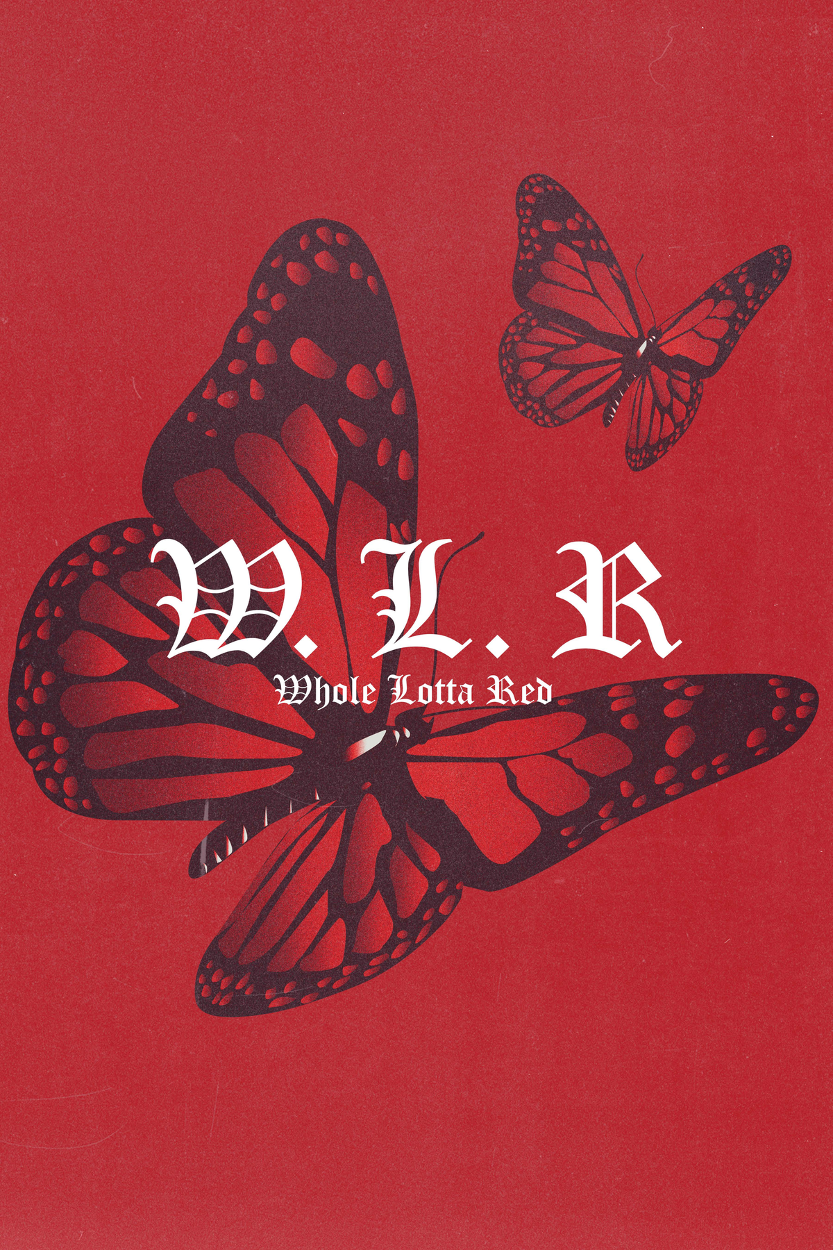 Playboi Carti 'WLR Butterflies' Poster