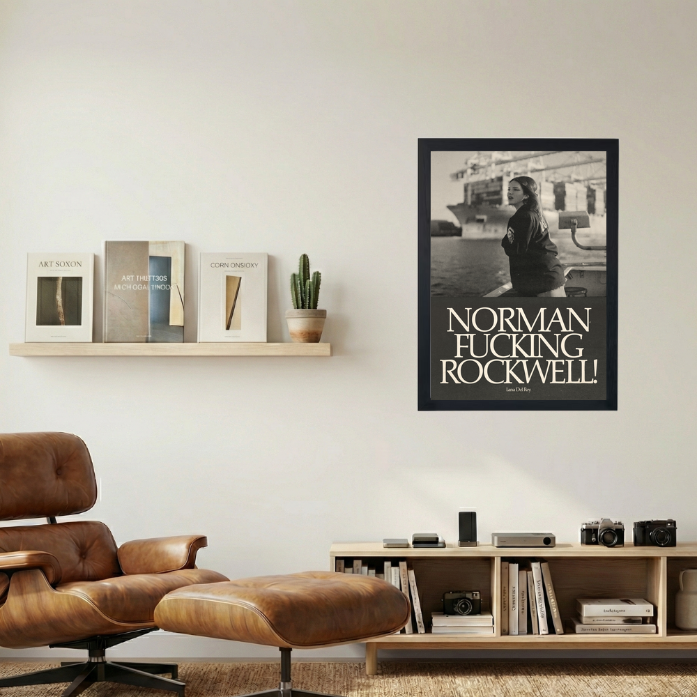 Lana Del Rey 'Norman F**king Rockwell!' Poster - Mockup 1