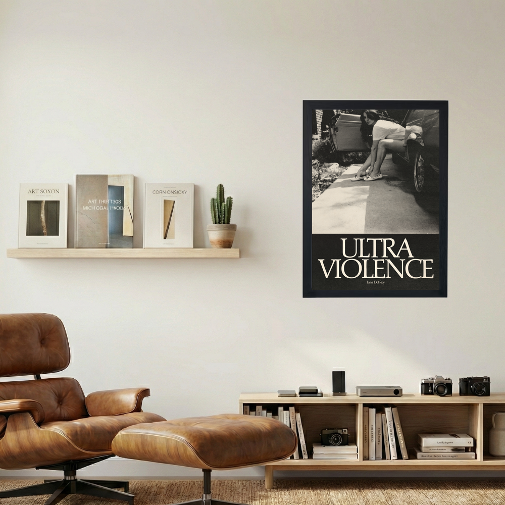 Lana Del Rey 'Ultraviolence' Poster - Mockup 1