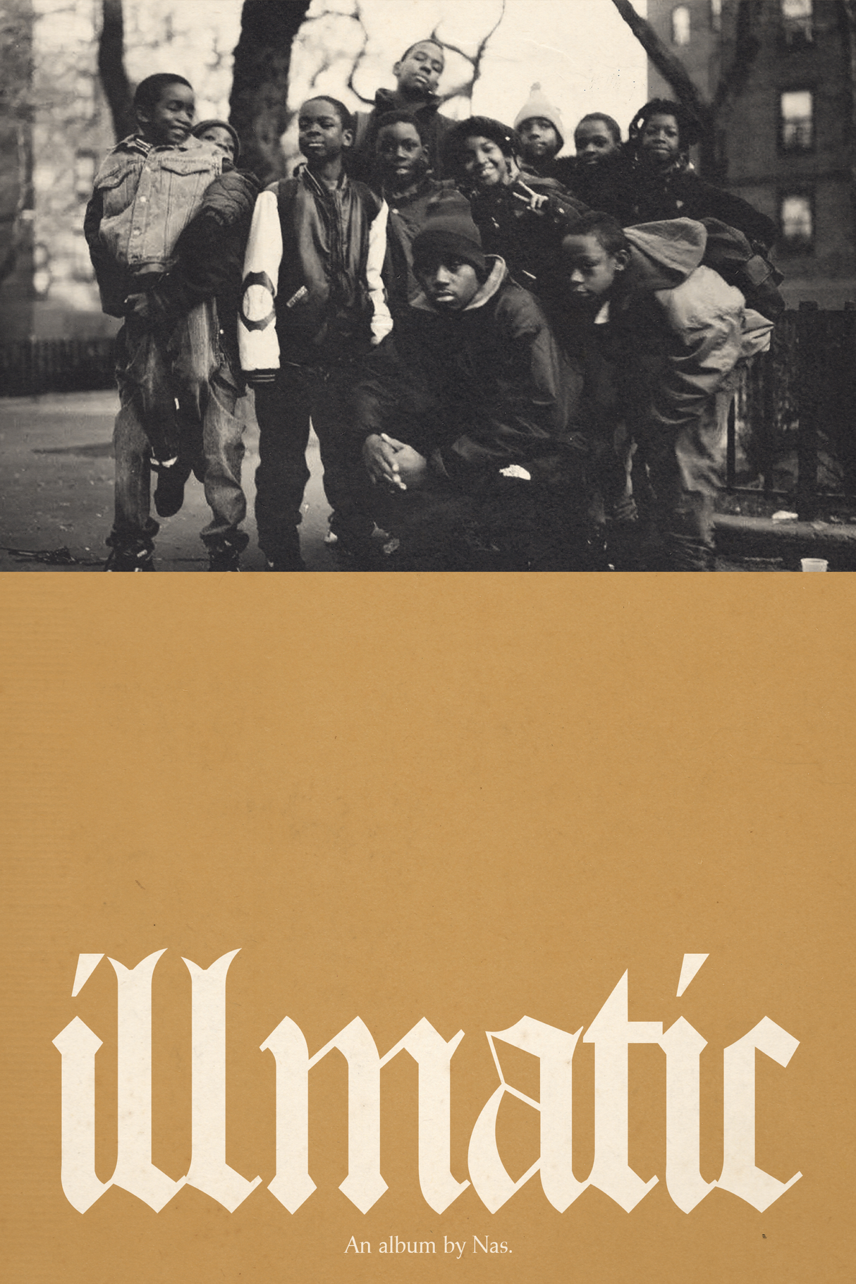 Nas 'Illmatic' Poster - Mockup 1
