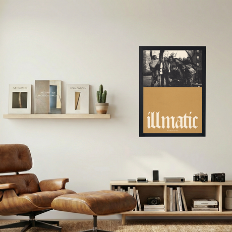 Nas 'Illmatic' Poster - Mockup 1