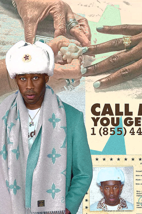 Tyler The Creator 'CALL ME Collaged' Poster