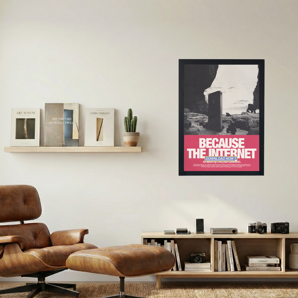 Childish Gambino 'Because The Internet' Poster - Mockup 1