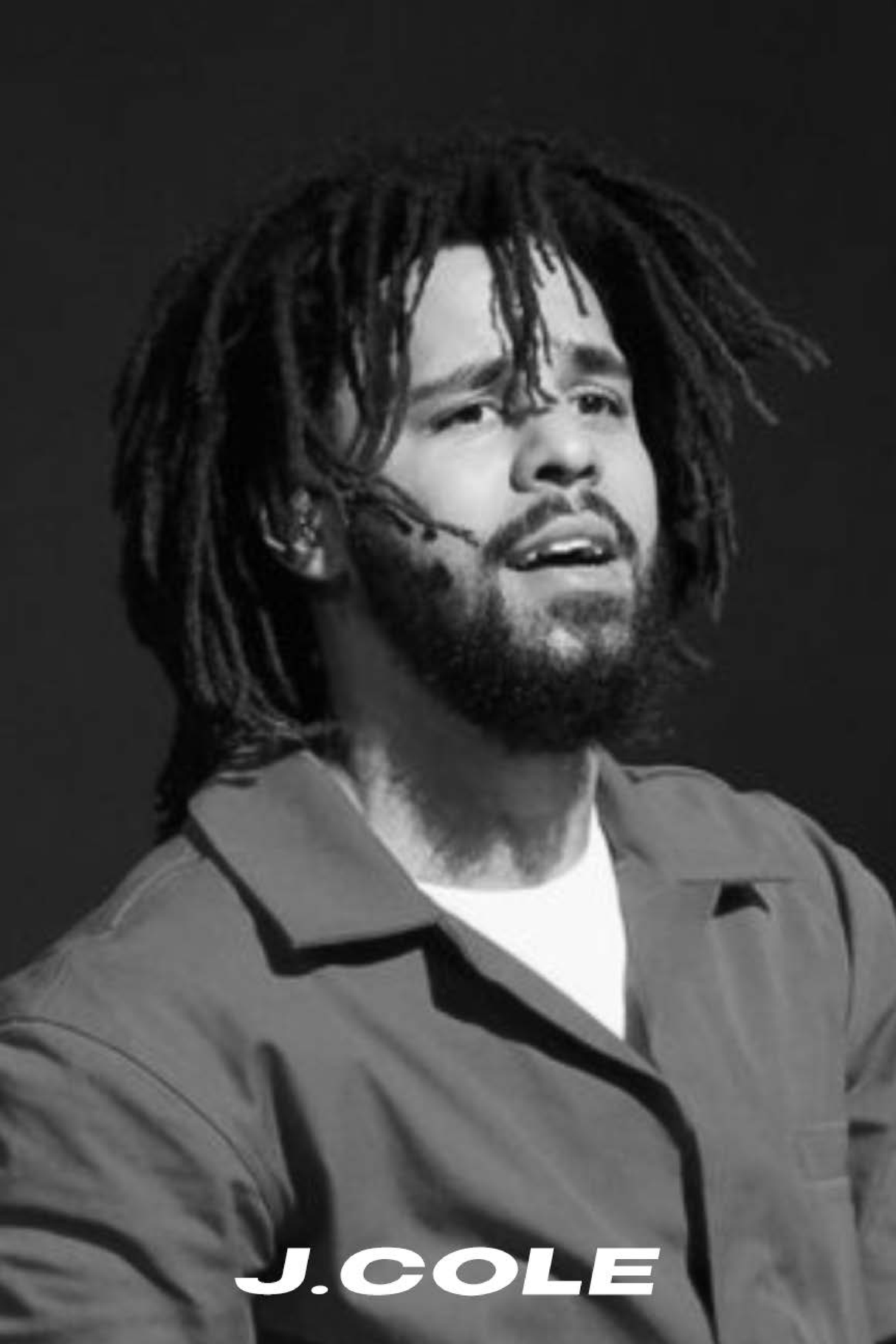 J. Cole 'Love Yourz' B&W Poster