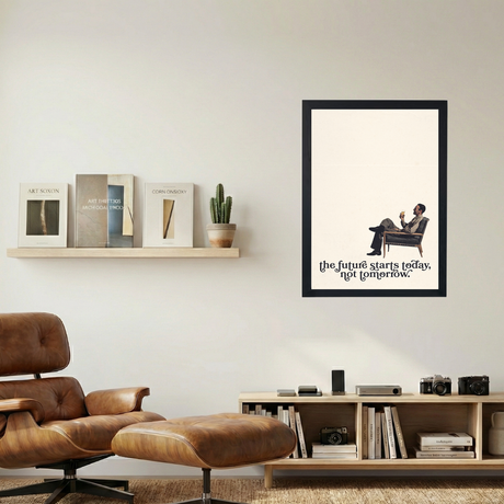 The Future Starts Today' Poster - Mockup 1