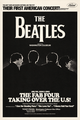 The Beatles 'Fab Four Takes U.S.' Poster