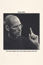 Steve Jobs 'Your Time Is Limited' Poster