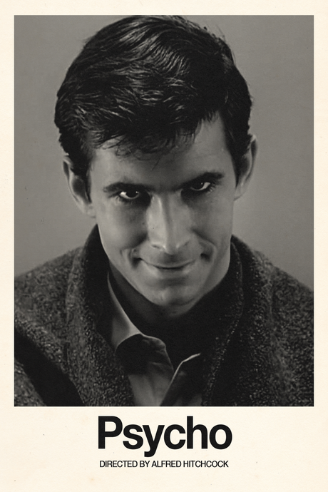 Psycho By Alfred Hitchcock Poster - Mockup 1