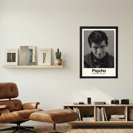 Psycho By Alfred Hitchcock Poster - Mockup 1