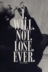 JAY-Z 'Takeover' B&W Poster