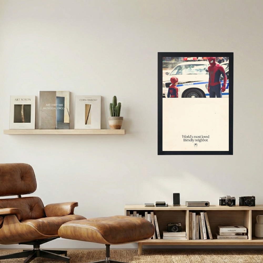 Spiderman 'Biggest Fan' Poster - Mockup 1