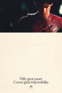 Spiderman x Andrew Garfield 'Great Responsiblity' Poster - Mockup 1