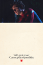 Spiderman x Tom Holland 'Great Responsibility' Poster - Mockup 1