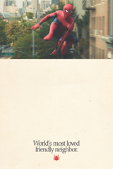Spiderman: Homecoming 'Friendly Neighbor' Poster - Mockup 1