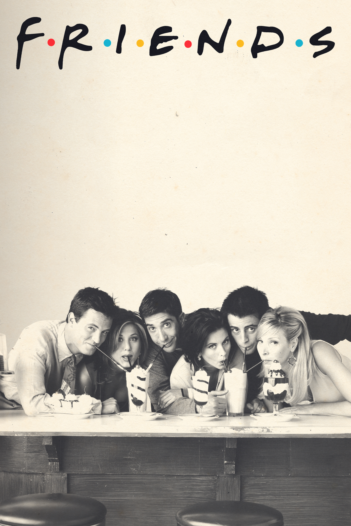 Friends B&W Poster - Mockup 1
