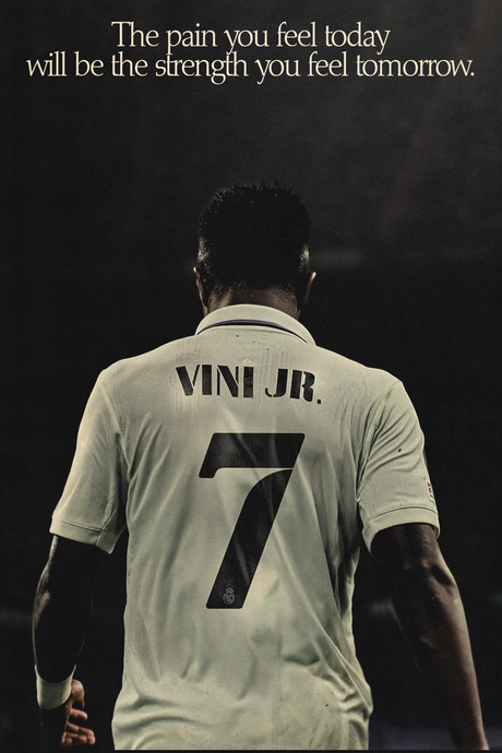 Vinicius Jr 'Pain' Poster - Mockup 1