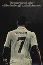 Vinicius Jr 'Pain' Poster - Mockup 1