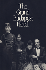 The Grand Budapest Hotel B&W Poster