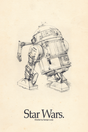 Star Wars 'R2-D2 Sketch' Poster - Mockup 1