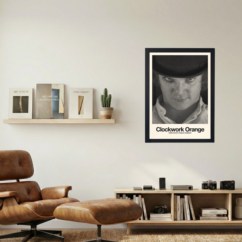 Clockwork Orange Poster V2 - Mockup 1