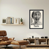 Psycho By Alfred Hitchcock Poster V2 - Mockup 1