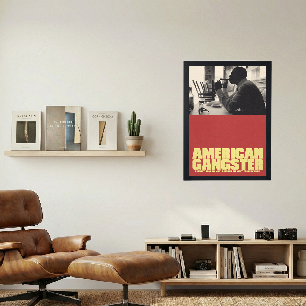 JAY-Z 'American Gangster: Based On Very True Events' Poster - Mockup 1
