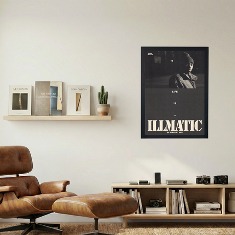 Nas 'Life Is Illmatic' Poster - Mockup 1