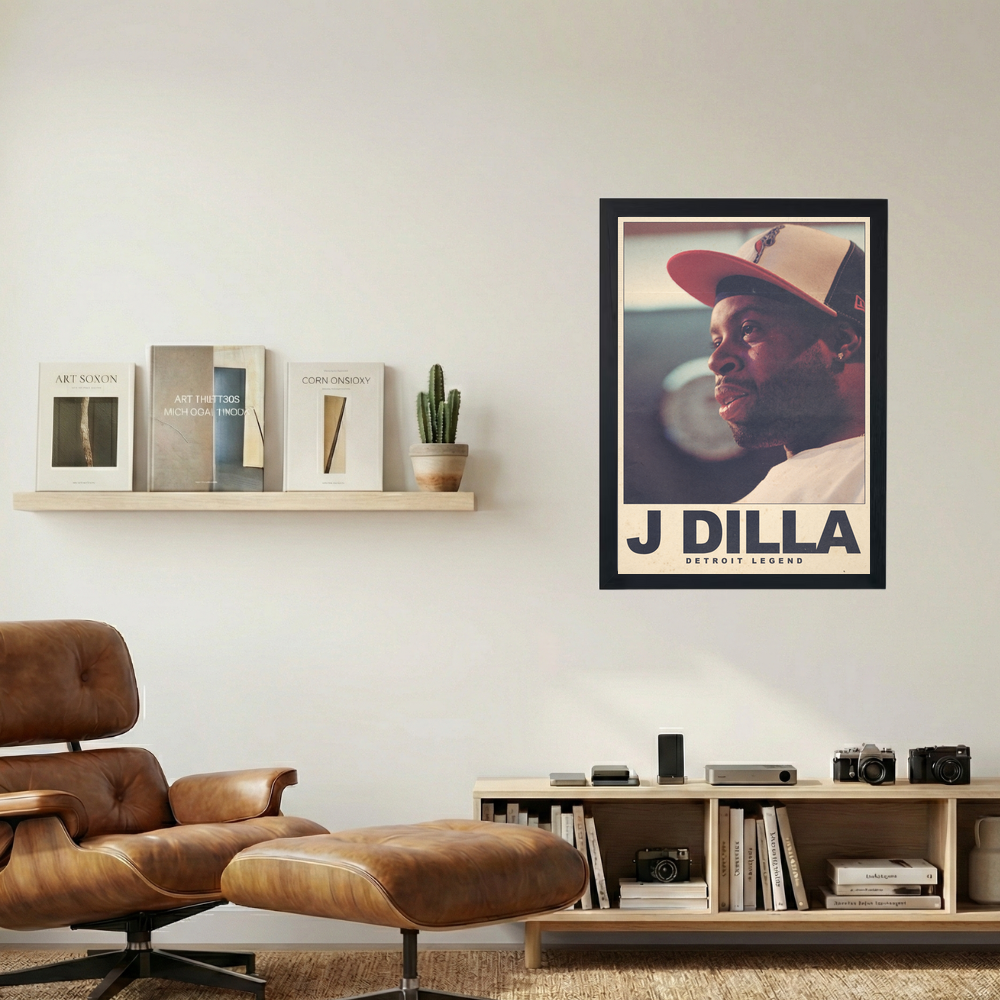 J Dilla Poster - Mockup 1