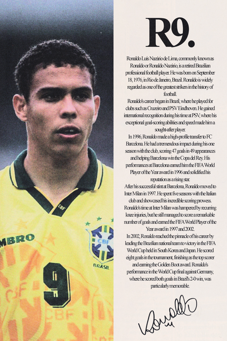 Ronaldo Nazrio 'Biography' Poster