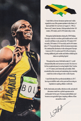 Usain Bolt 'Biography' Poster