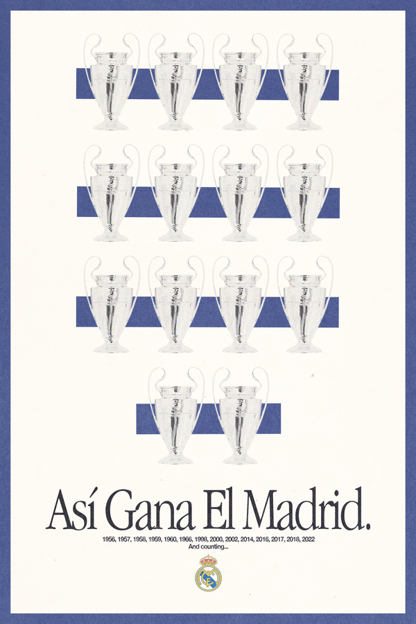 Real Madrid 'As Gana' Poster