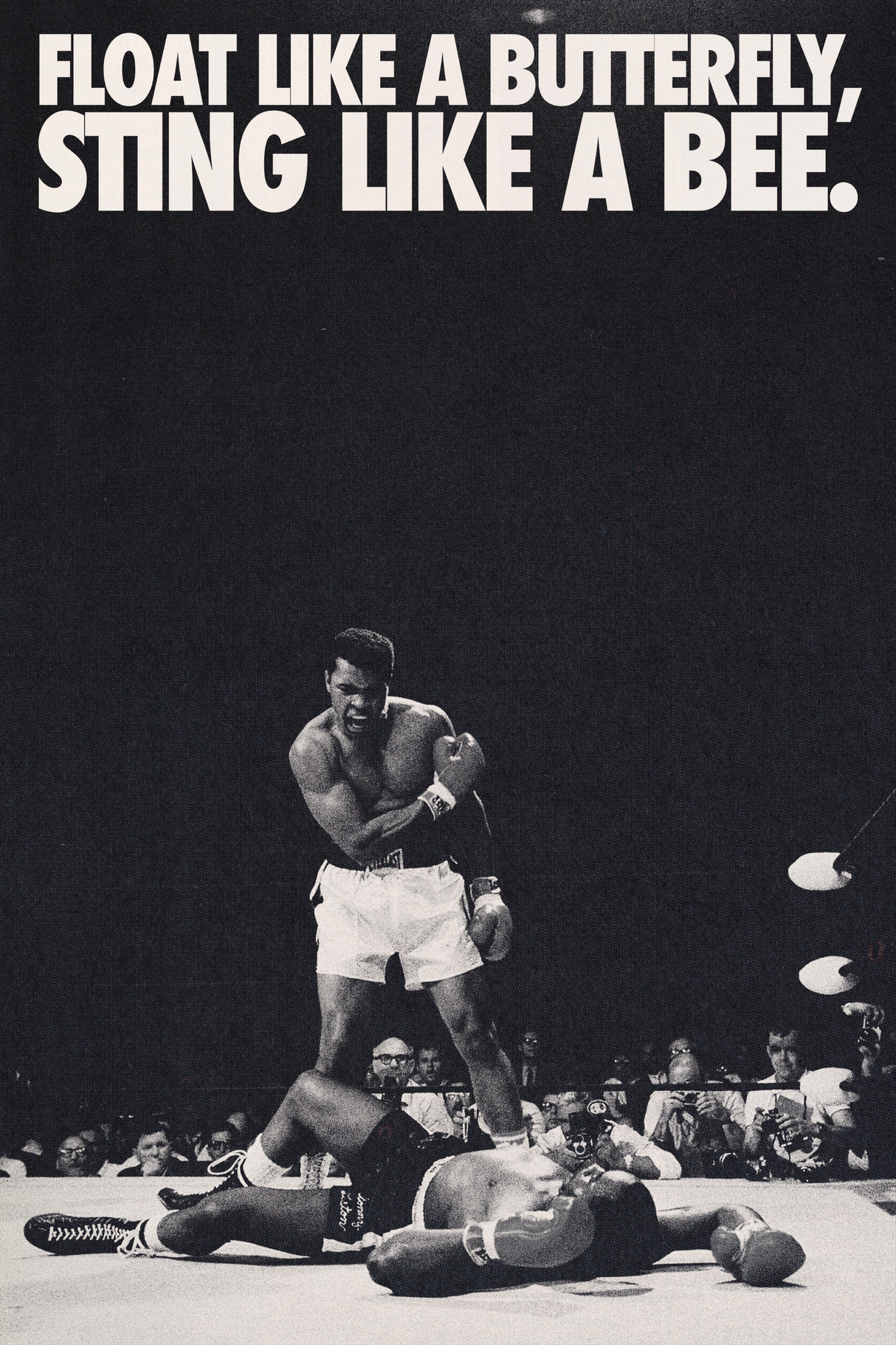 Muhammad Ali 'Float Like A Butterfly' Poster